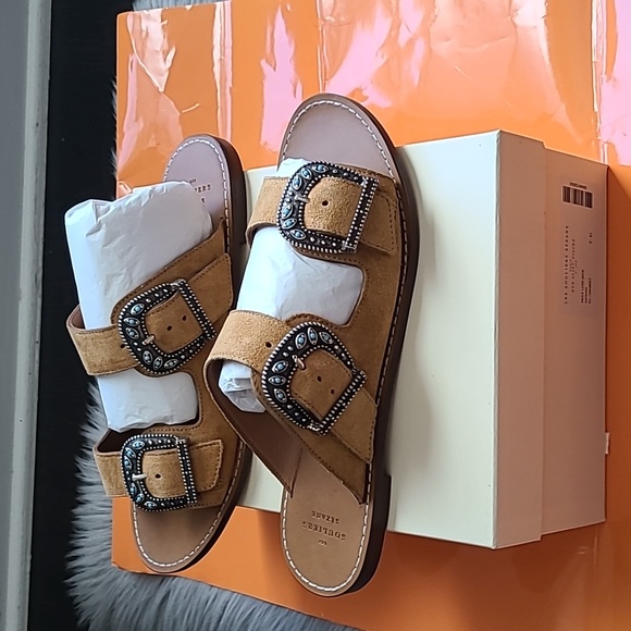 Nwt! Sezane low jade mule saffron - Picture 7 of 7